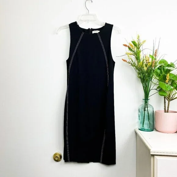 aritzia black bodycon dress Nimira Check Puff Sleeve Mini Dress – Disturbia main image 1